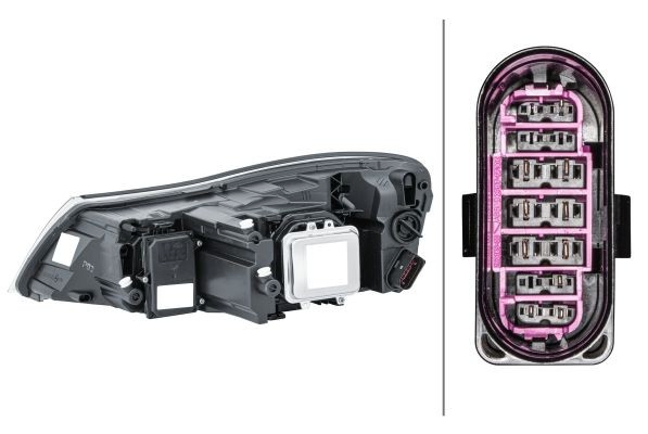 Reflektor prawy HELLA 1ZL247052321 cena, od 202,10 USD