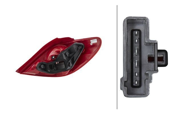 Lampa zespolona tylna lewa do Peugeot 207  WA, WC