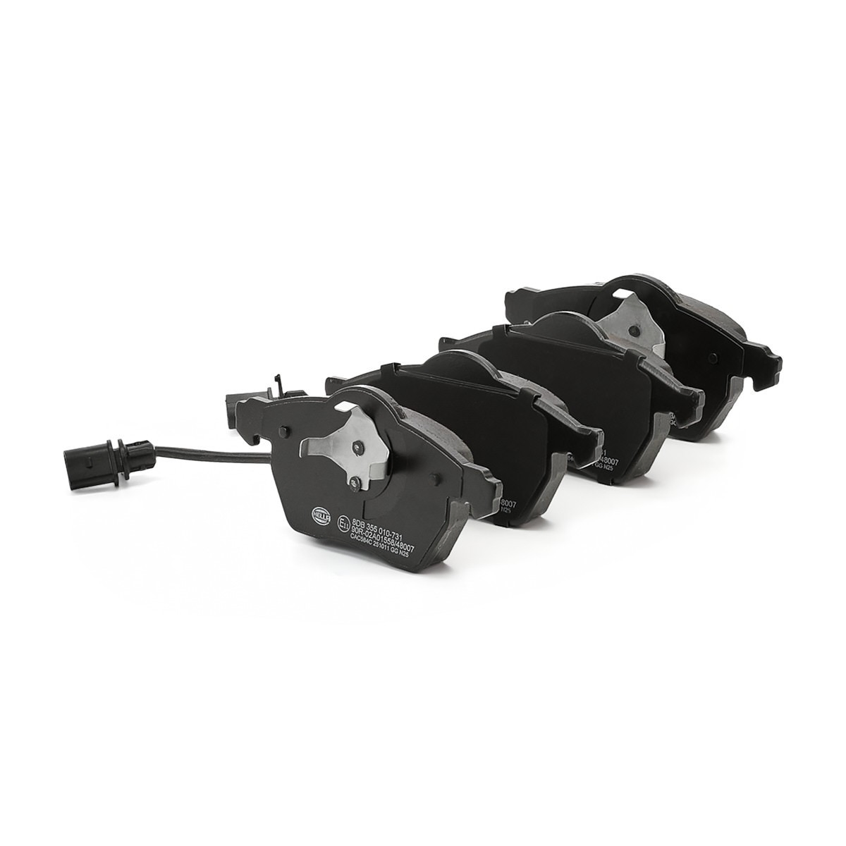 Klocki hamulcowe przednie tarczowe 8DB355010731 HELLA