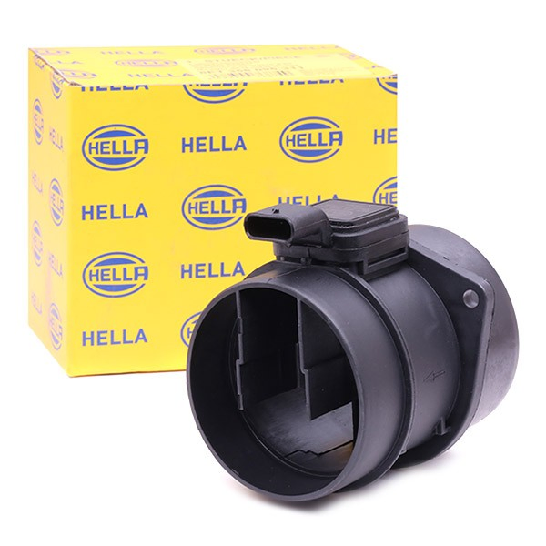 Czujnik przepływu powietrza, przepływomierz powietrza M.A.F. HELLA 8ET358095311 cena, od 73,37 USD