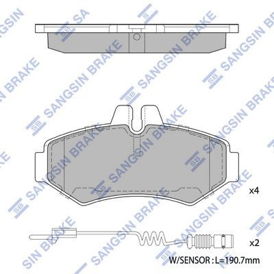 Okładziny (klocki) do hamulców tarczowych tylne Volvo S70 sedana (LS, LT) (1997 - 2000) cena, od 25,36 USD
