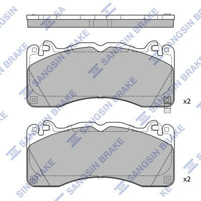 Klocki hamulcowe przednie tarczowe Ford Mustang VI coupe (ZG) (2014 - 2023) cena, od 73,40 USD