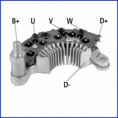 139576 Hitachi Mostek prostowniczy alternatora = Moster diodowy alternatora