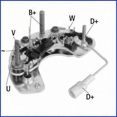 Mostek prostowniczy alternatora = Moster diodowy alternatora Ford Escort CLASSIC hatchback (AAL, ABL) (1998 - 2000) cena, od 16,01 USD