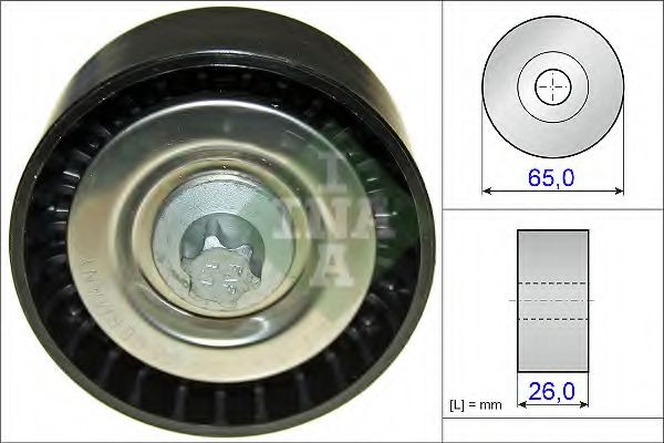 Rolka prowadząca, kierunkowa paska napędowego INA 532057010 cena, od 17,86 USD