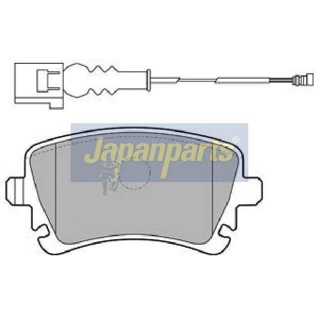 Okładziny (klocki) do hamulców tarczowych tylne Japan Parts PP0922AF cena, od 25,77 USD
