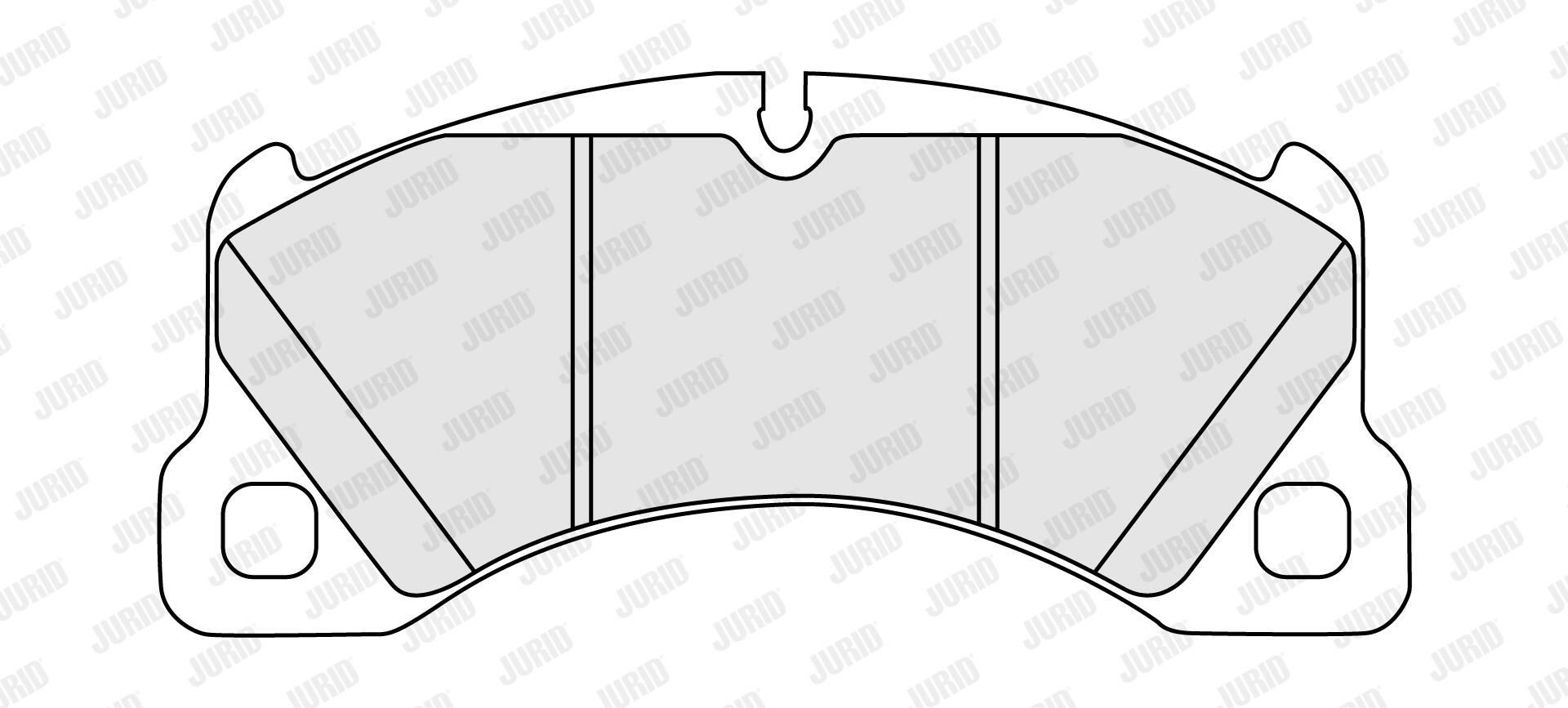 Klocki hamulcowe przednie tarczowe 9Y0698151AS VAG