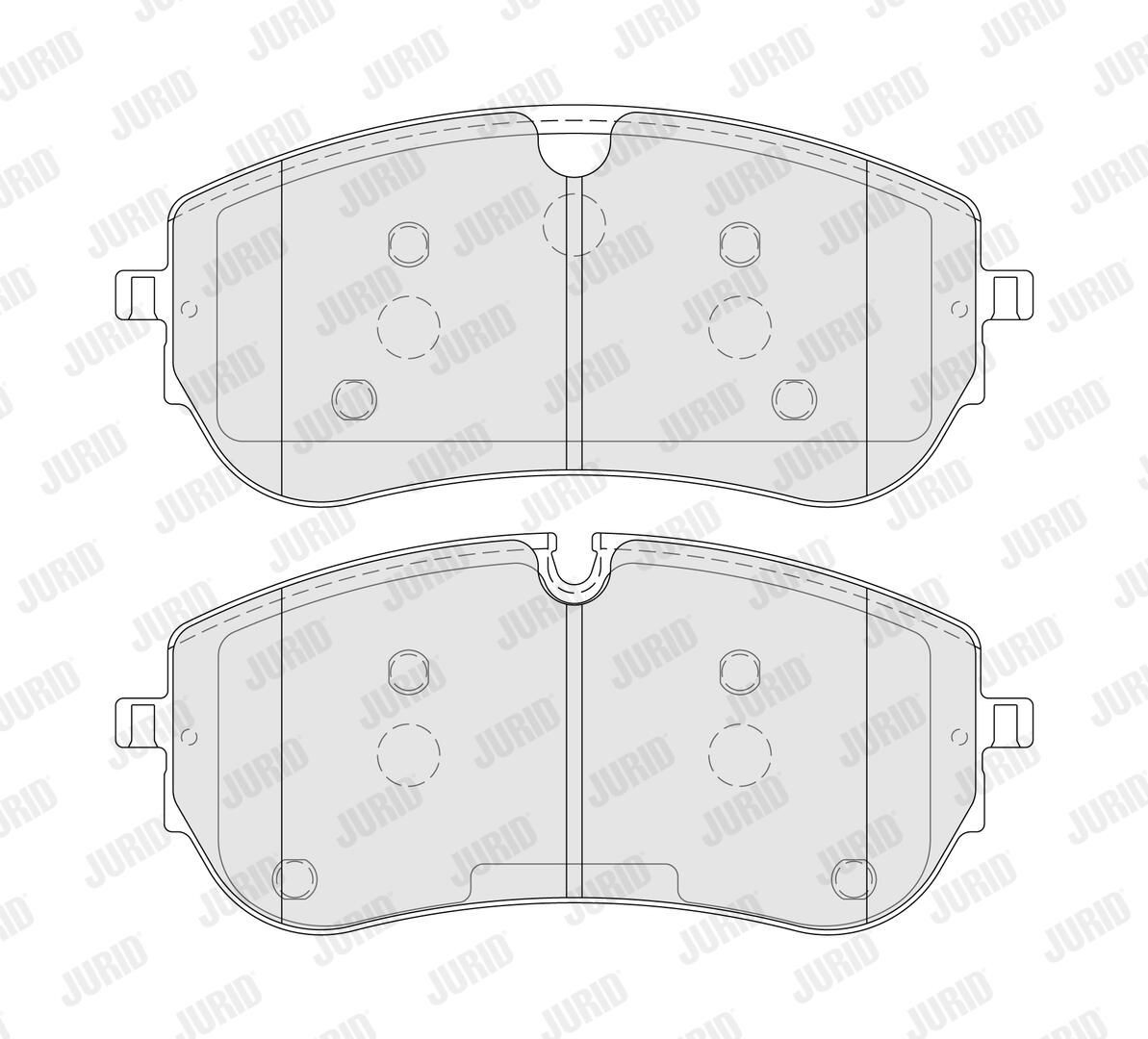 Klocki hamulcowe przednie tarczowe Land Rover LR140696 cena, od 101,91 USD