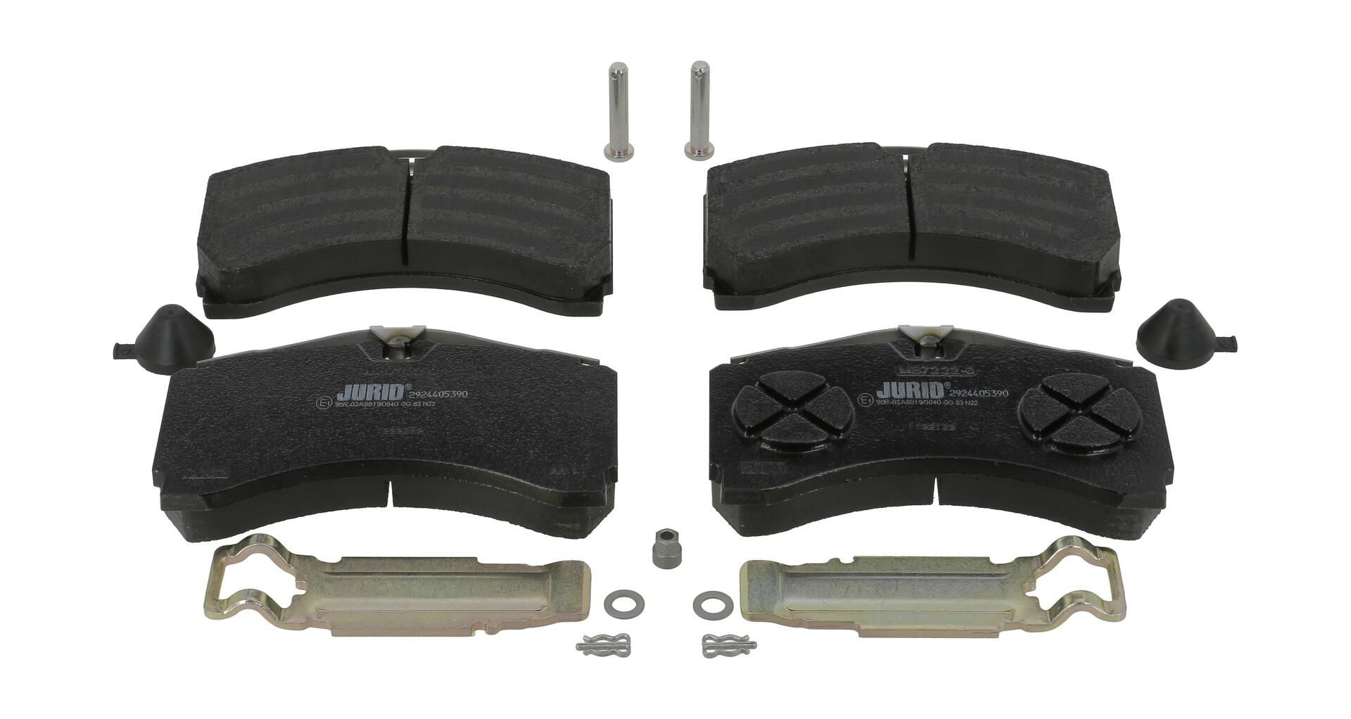 Okładziny (klocki) do hamulców tarczowych tylne Mercedes Benz Truck TRUCK ATEGO I ciężarówka z platformą/podwoziem (1998 - 2004) cena, od 157,99 USD
