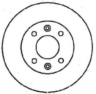 Tarcza hamulcowa tylna 561555JC Jurid/Bendix