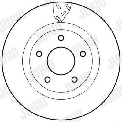 Tarcza hamulcowa przednia Jurid/Bendix 562790JC cena, od 51,41 USD