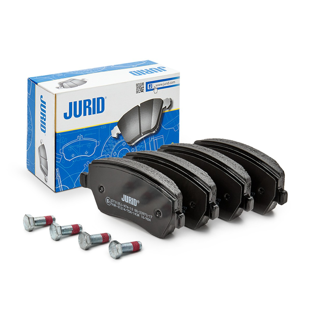 Klocki hamulcowe przednie tarczowe Jurid/Bendix 573125J