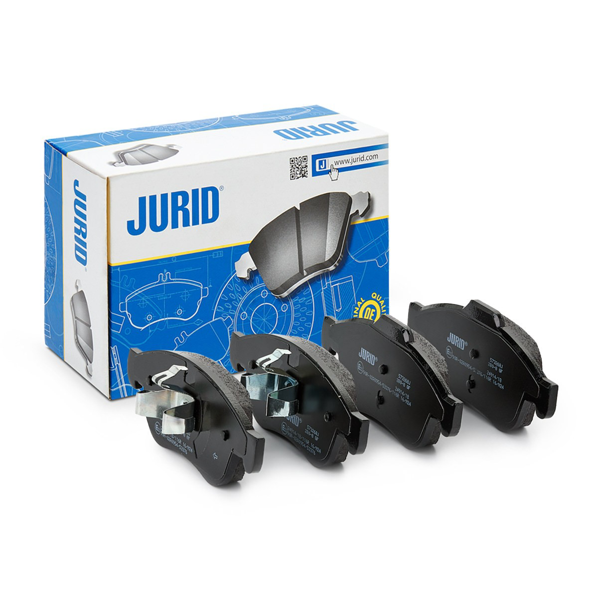 Klocki hamulcowe przednie tarczowe Jurid/Bendix 573268J cena, od 26,39 USD