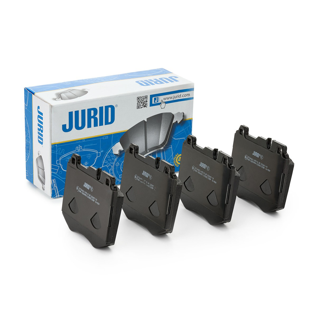 573608J Jurid/Bendix Klocki hamulcowe przednie tarczowe