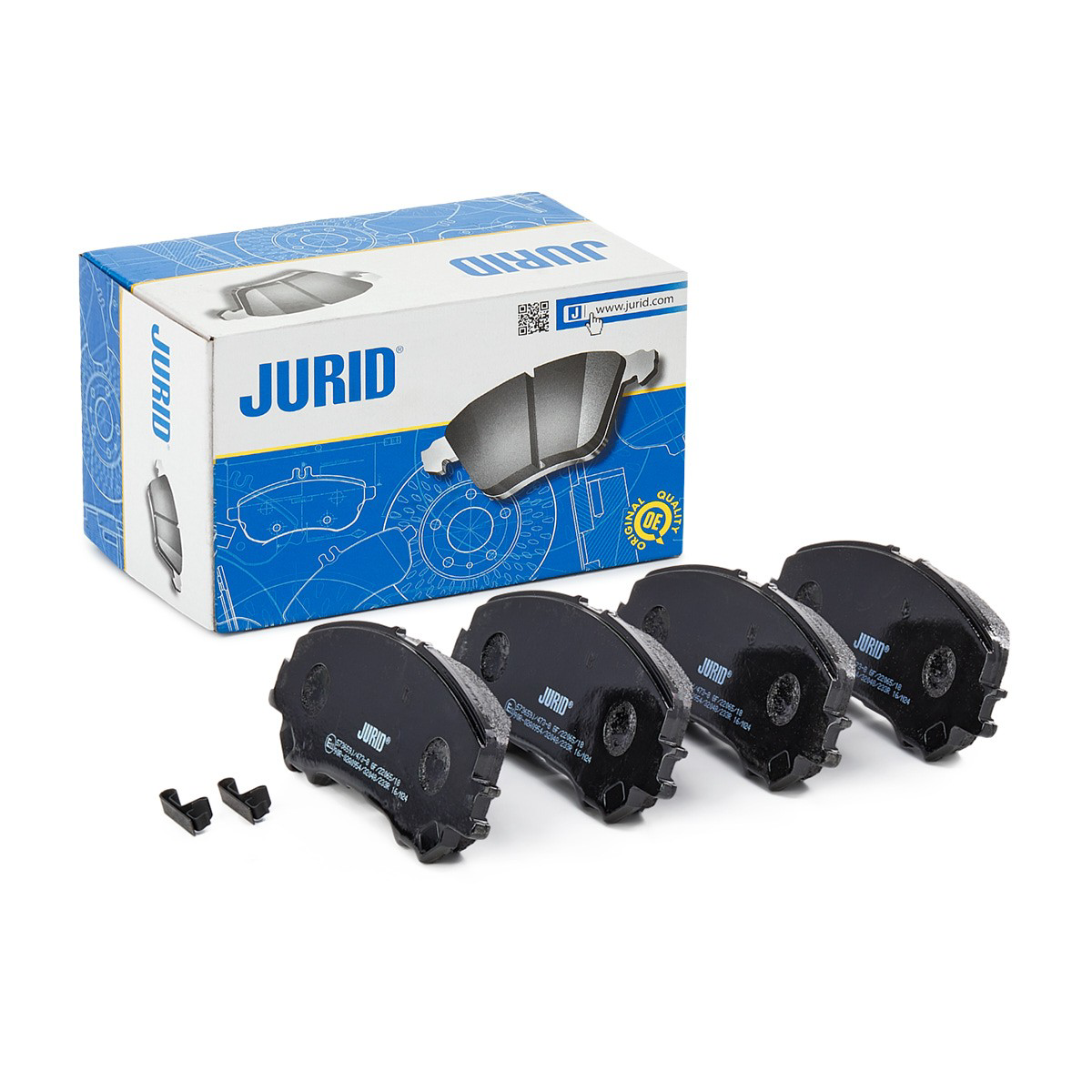 573659J Jurid/Bendix Klocki hamulcowe przednie tarczowe