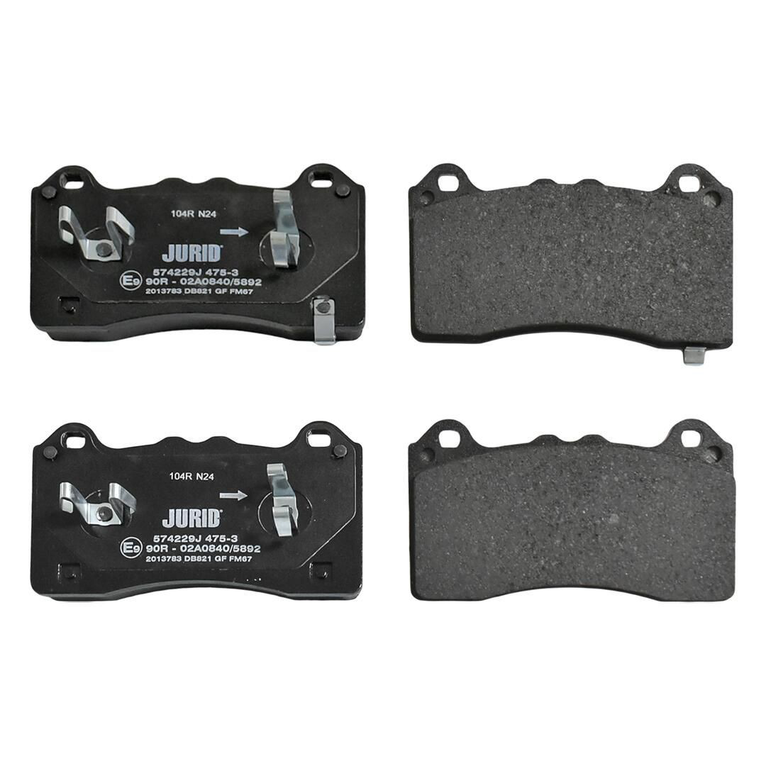 Klocki hamulcowe przednie tarczowe Jurid/Bendix 574229J cena, od 76,04 USD