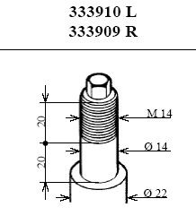 Amortyzator przedni lewy do BMW 3  E36
