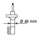 632072 Kayaba Amortyzator tylny prawy