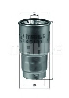 Filtr paliwa Mahle Original KC100D cena, od 10,93 USD