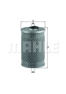 Filtr paliwa KX36D Mahle Original