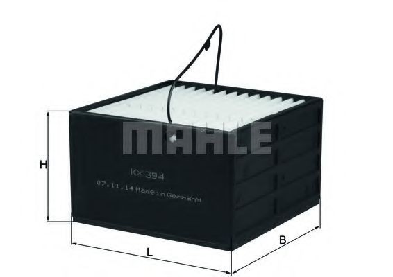 KX394 Mahle Original Filtr paliwa