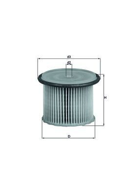 Filtr paliwa Mahle Original KX631 cena, od 7,64 USD