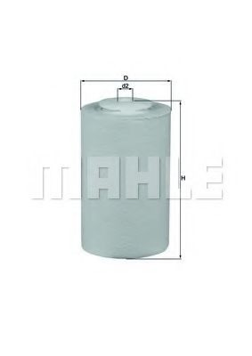 Do koszyka KX65D Mahle Original Filtr paliwa