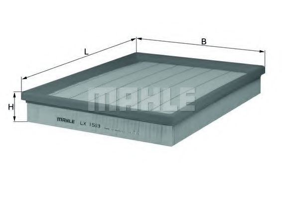 Filtr powietrza Mahle Original LX1503 cena, od 12,55 USD