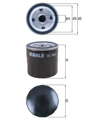 Filtr powietrza Mahle Original LX1700 cena, od 12,60 USD