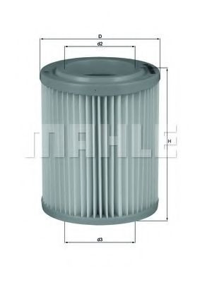 Filtr powietrza Mahle Original LX1768 cena, od 12,15 USD