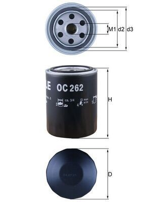 Filtr powietrza LX2689 Mahle Original