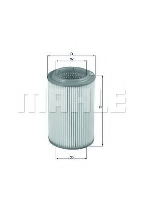 Filtr powietrza Mahle Original LX2689 cena, od 19,01 USD