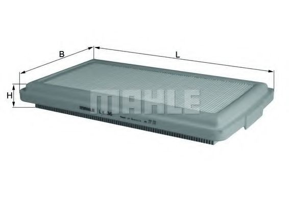 Filtr powietrza Mahle Original LX36 cena, od 15,41 USD
