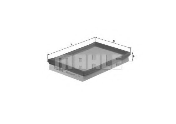 LX687 Mahle Original Filtr powietrza