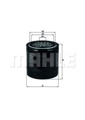Filtr oleju Mahle Original OC294 cena, od 14,31 USD