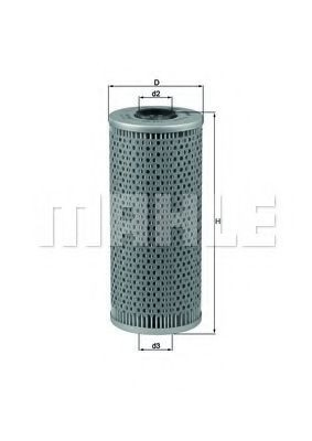 OX121D Mahle Original Filtr oleju
