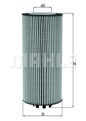 OX987D Mahle Original Filtr oleju