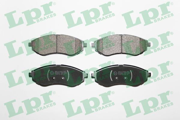 Klocki hamulcowe przednie tarczowe LPR 05P1080 cena, od 14,89 USD
