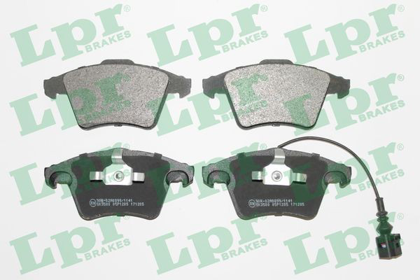 Klocki hamulcowe przednie tarczowe LPR 05P1205 cena, od 34,70 USD