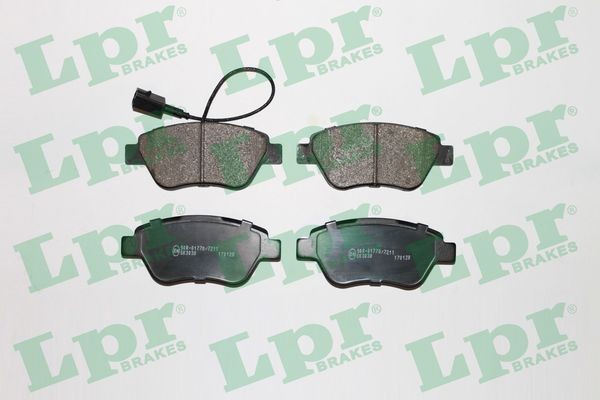 Klocki hamulcowe przednie tarczowe LPR 05P1225 cena, od 25,72 USD