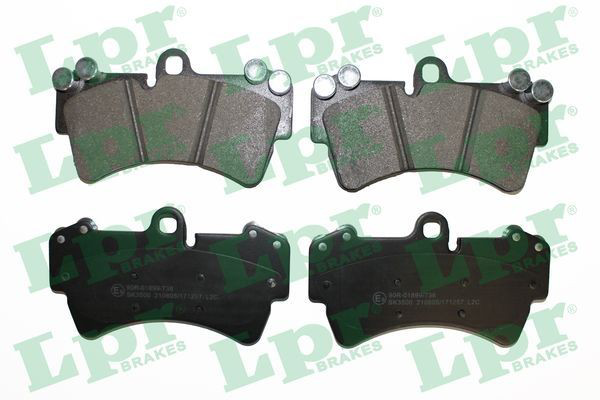 Klocki hamulcowe przednie tarczowe LPR 05P1257 cena, od 44,84 USD