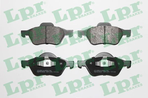 Klocki hamulcowe przednie tarczowe LPR 05P1279 cena, od 28,69 USD