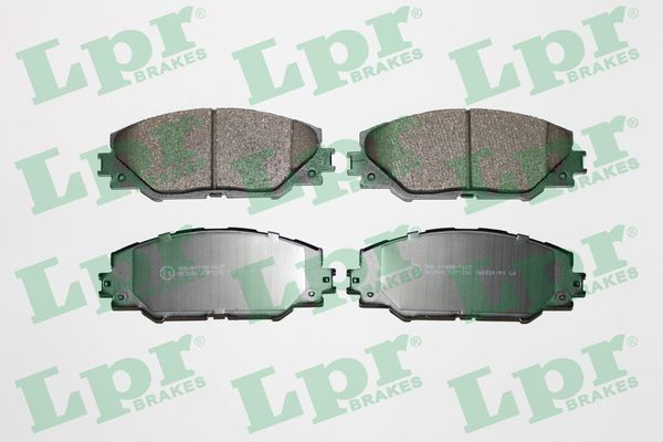Klocki hamulcowe przednie tarczowe LPR 05P1282 cena, od 23,47 USD
