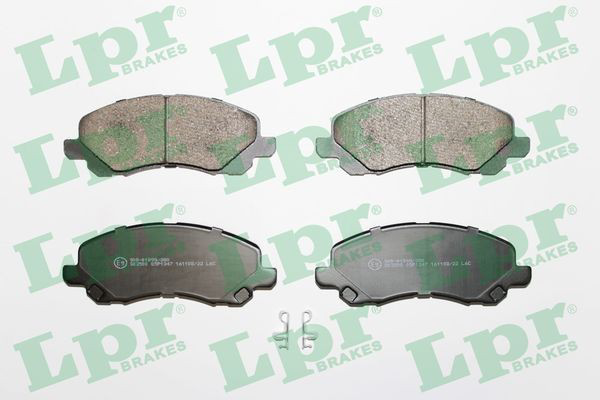 Klocki hamulcowe przednie tarczowe LPR 05P1347 cena, od 25,35 USD