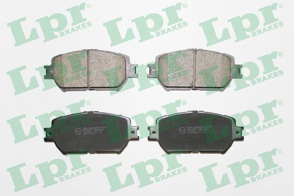 Klocki hamulcowe przednie tarczowe LPR 05P1361 cena, od 19,58 USD