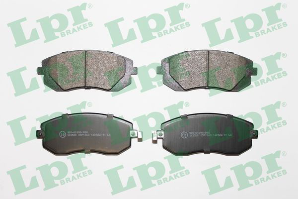 Klocki hamulcowe przednie tarczowe LPR 05P1363 cena, od 26,13 USD