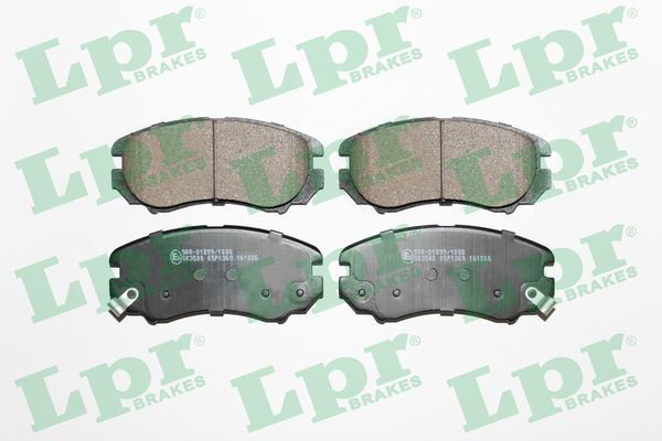 Klocki hamulcowe przednie tarczowe LPR 05P1369 cena, od 24,57 USD