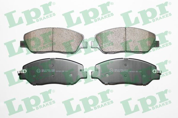 Klocki hamulcowe przednie tarczowe LPR 05P1382 cena, od 25,49 USD