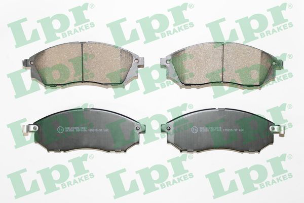 Klocki hamulcowe przednie tarczowe LPR 05P1406 cena, od 28,31 USD