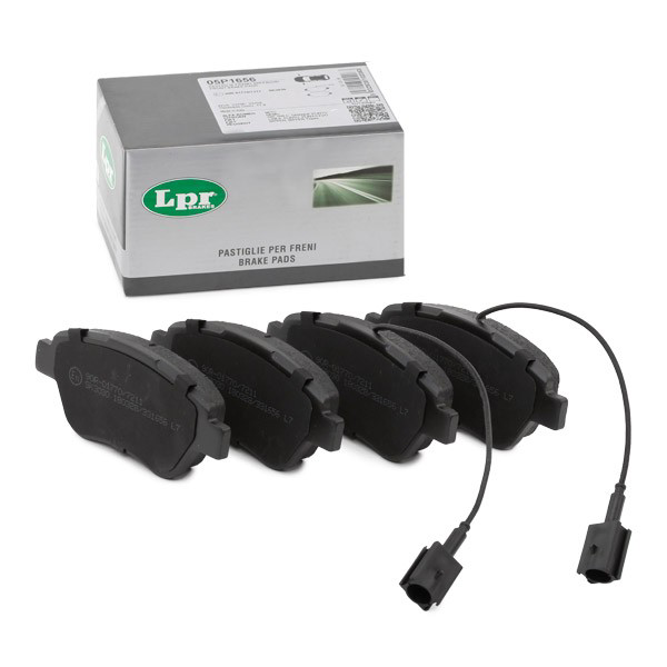 Klocki hamulcowe przednie tarczowe LPR 05P1656 cena, od 25,42 USD